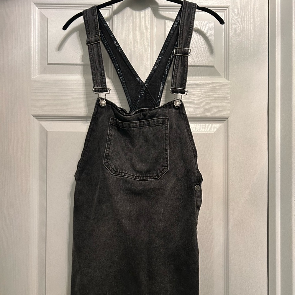 Free People Black Denim Jumper